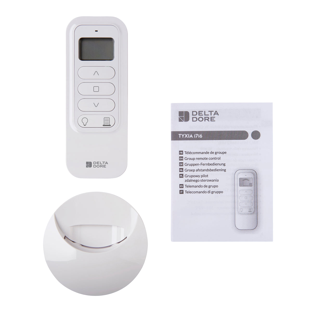 Télécommande radio ECCO5 pour motorisation - Nice Home - lot de 3