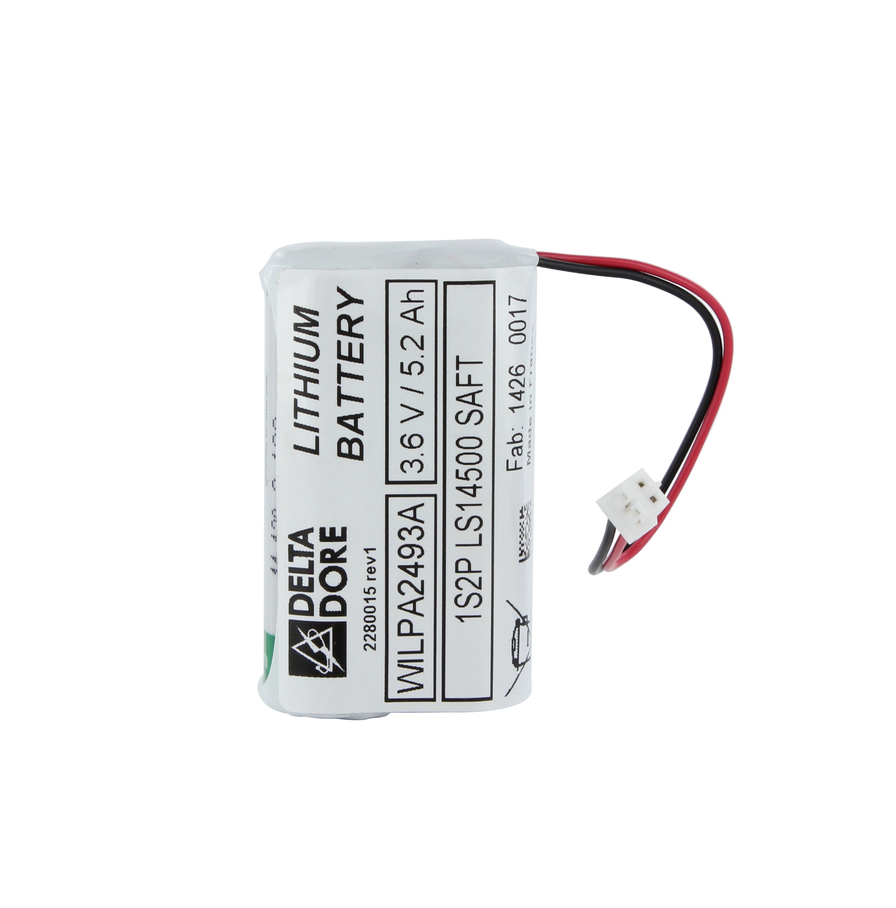 Lithium battery unit for Tyxal+ indoor siren - Delta Dore